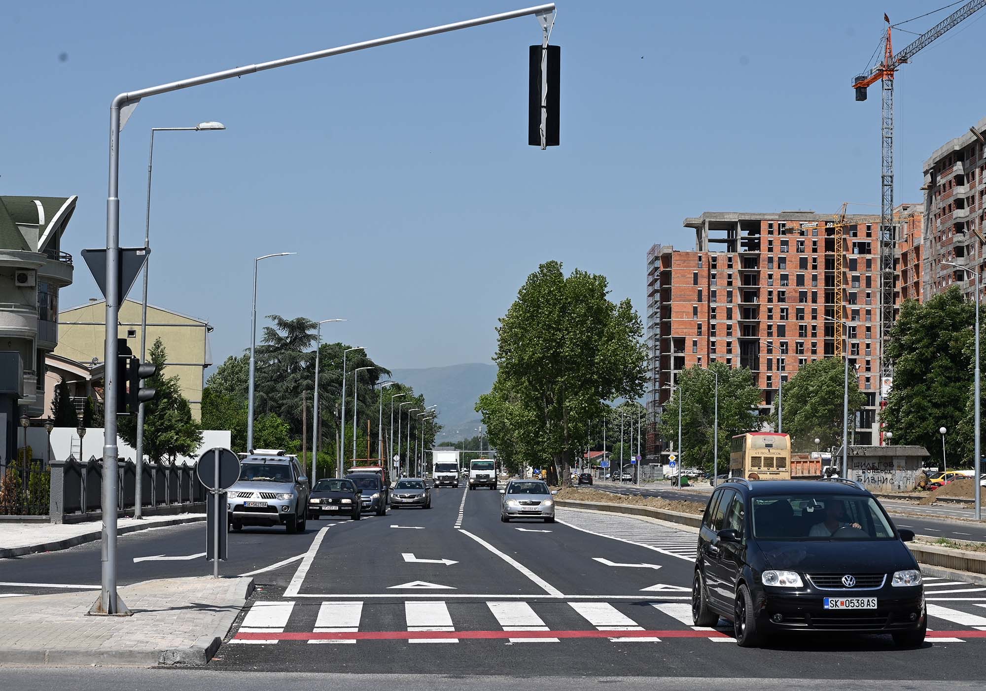 СДСМ: Пуштен во употреба новиот булевар Босна и Херцеговина во должина од 1.700 метри, изграден по сите светски стандарди